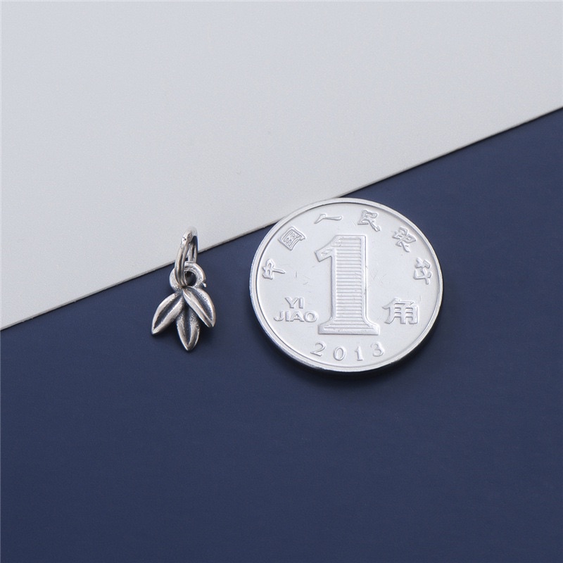 [S925] Charm bạc lá trúc - MH864