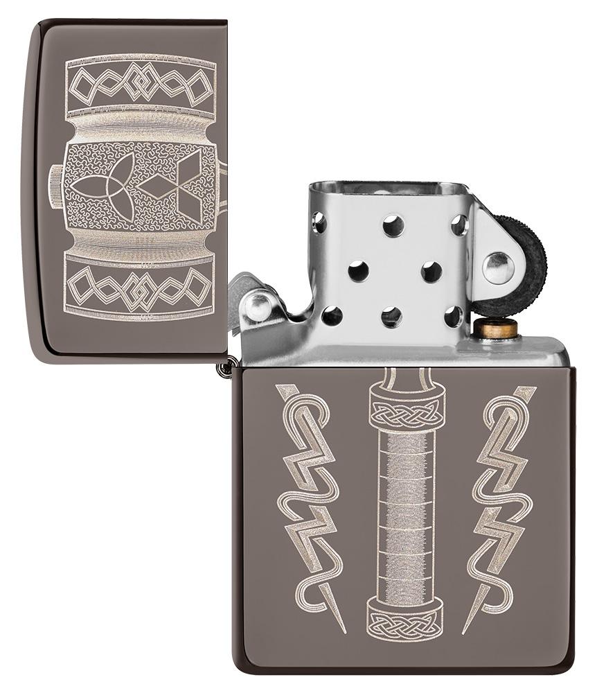 Bật Lửa Zippo Thors Hammer Design 49404