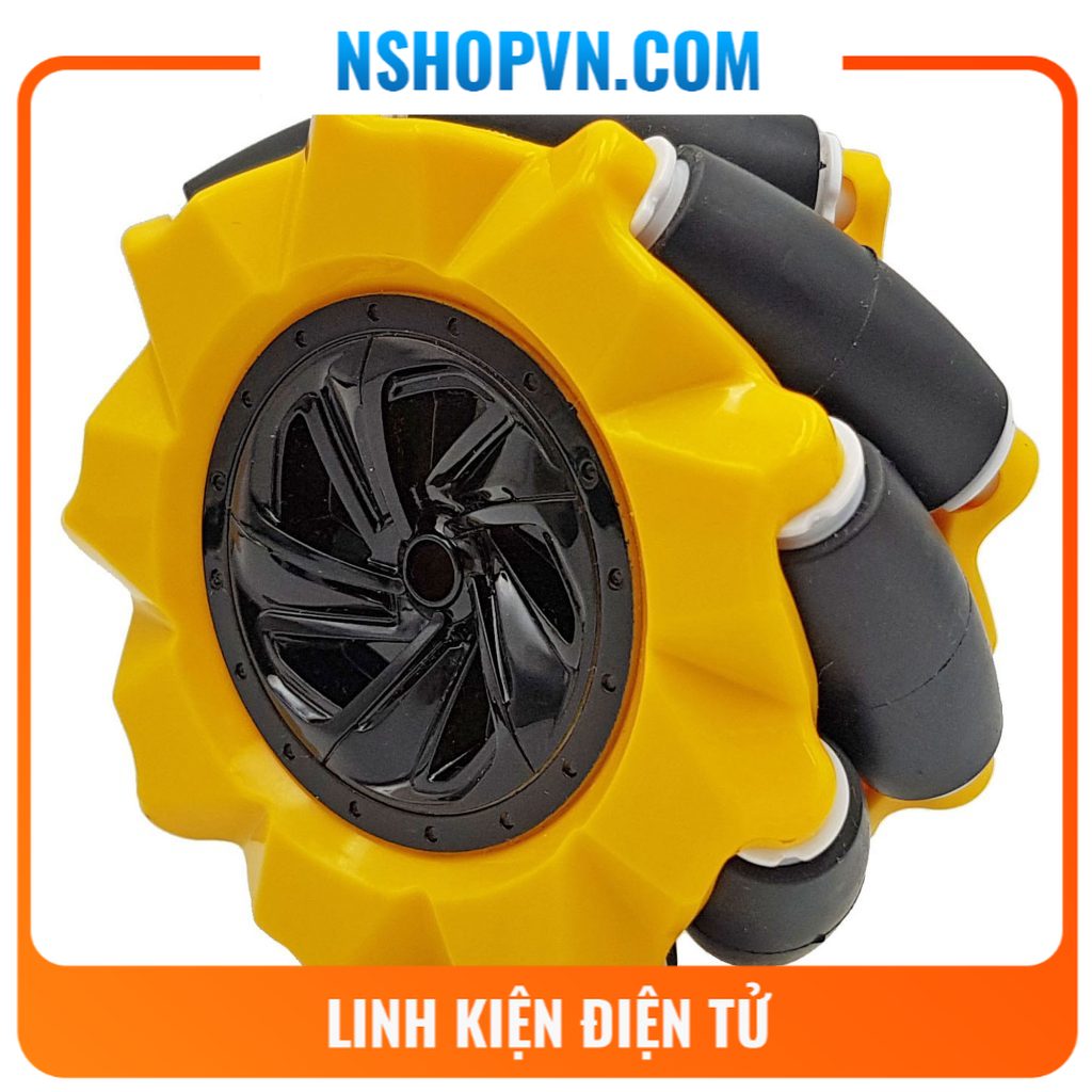 Bộ 4 bánh xe Mecanum đường kính 48mm / 60mm / 80mm