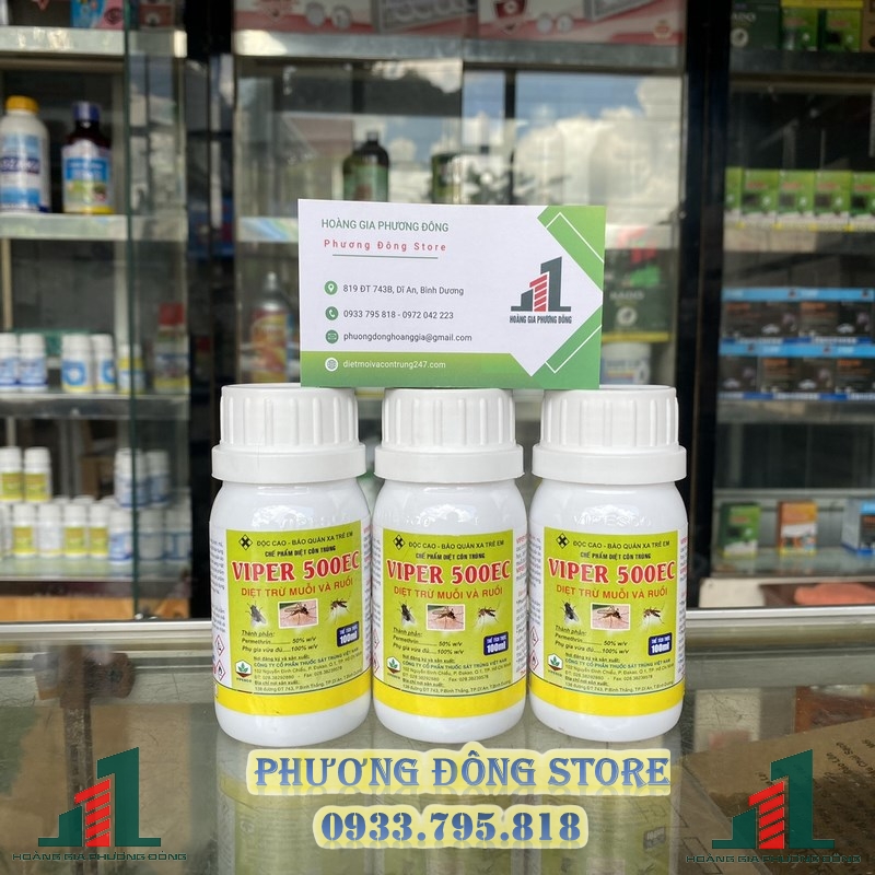 Thuốc diệt muỗi và côn trùng VIPER 500EC - 100ML