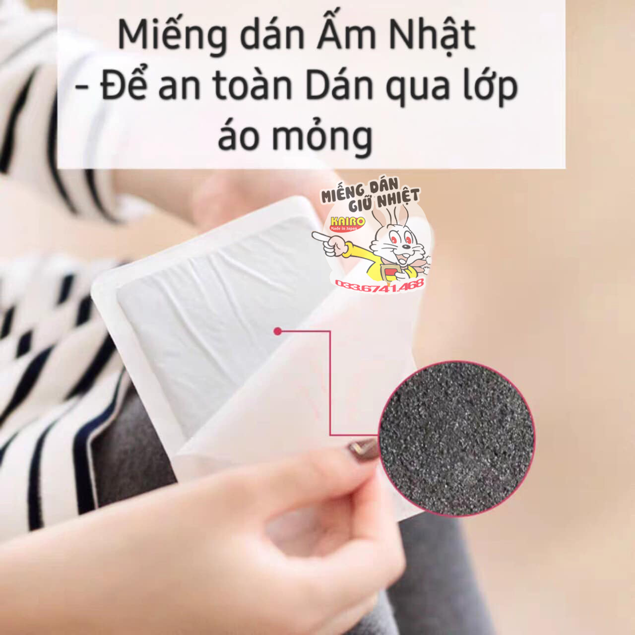 Bộ 10 miếng dán giữ nhiệt kairo Nhật Bản