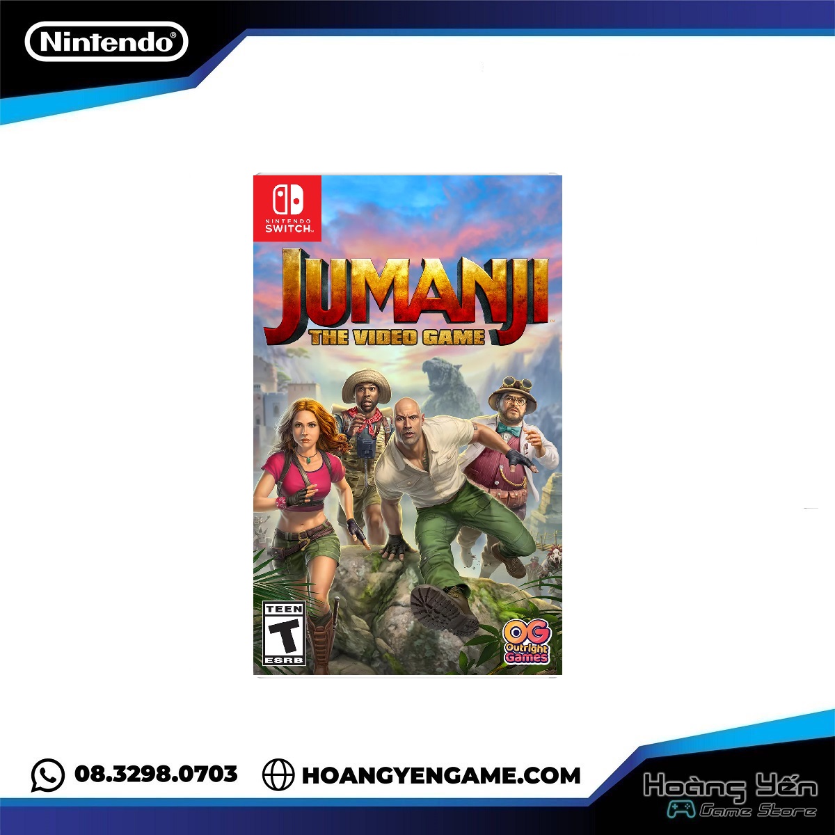 Băng Game Jumanji The Video Game Nintendo Switch