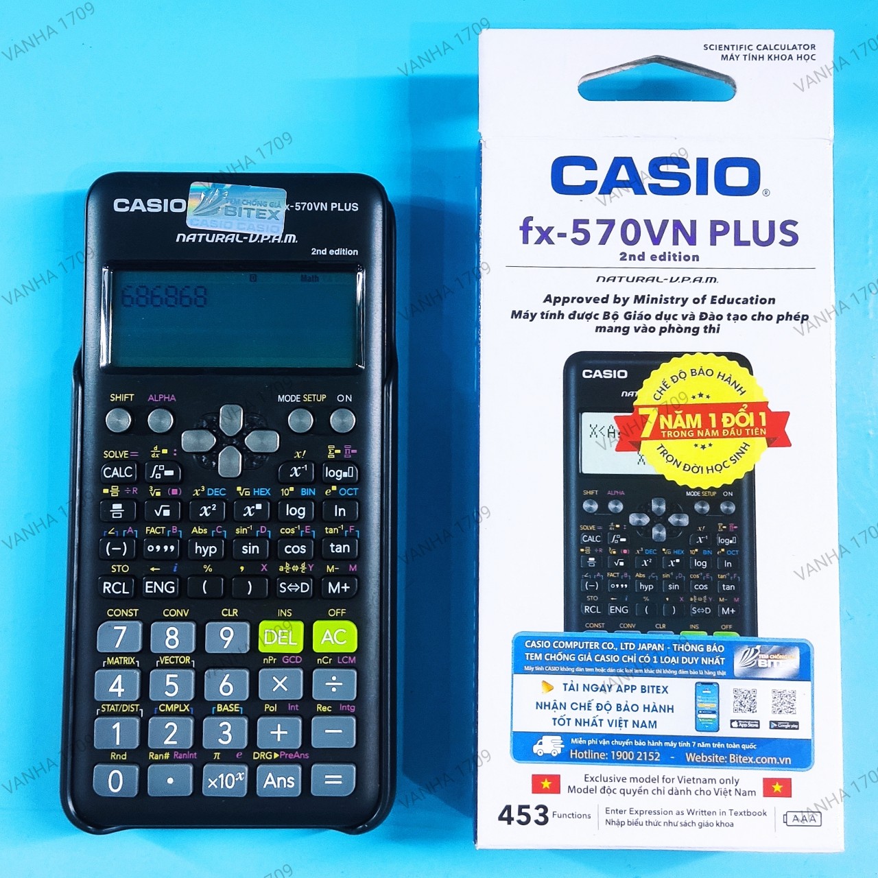 [HÀNG CHÍNH HÃNG] CASIO™ Máy Tính Khoa Học fx 570 VN Plus - Thế hệ 2 ( Gel 2).