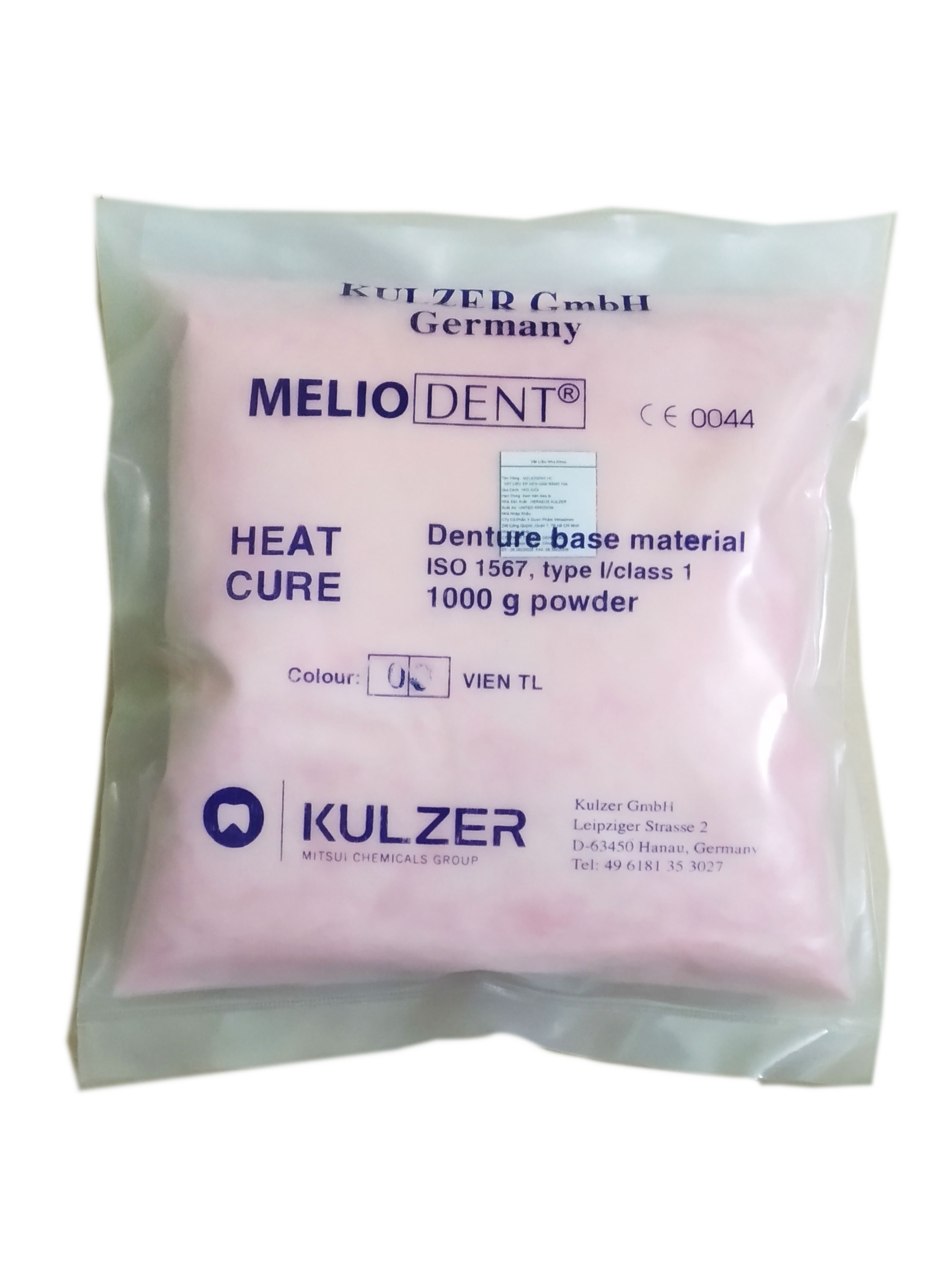 BỘT NHỰA NẤU MELIO 1 TÚI 100GR (VẬT TƯ NGÀNH NHA KHOA)