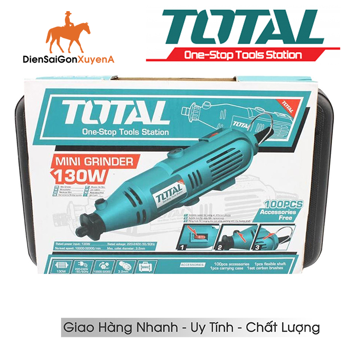 MÁY MÀI KHUÔN MINI 3.2MM 130W TOTAL TG501032