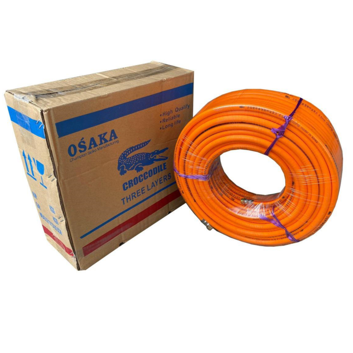 Dây phun áp lực, cuộn dây phun dùng phun thuốc, xịt rửa xe dài 50m