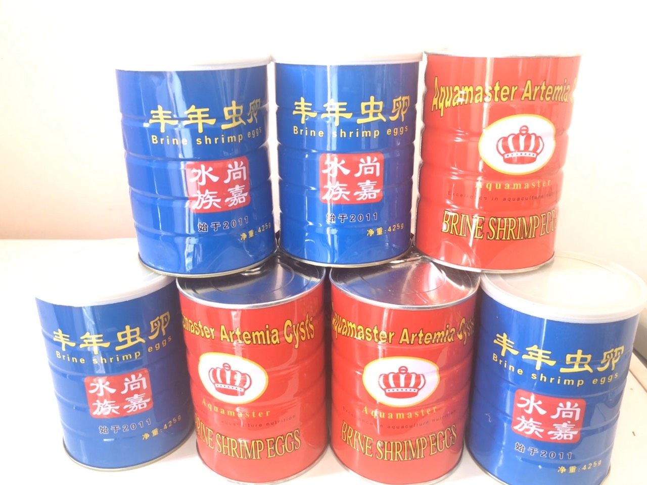 [HCM]Trứng Artemia - Lon đỏ. 425gr
