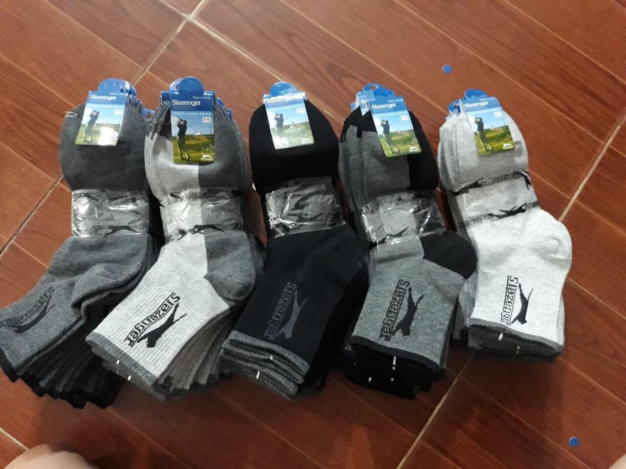 (BÁN SỈ) 10 đôi tất nam cổ cao Slazenger