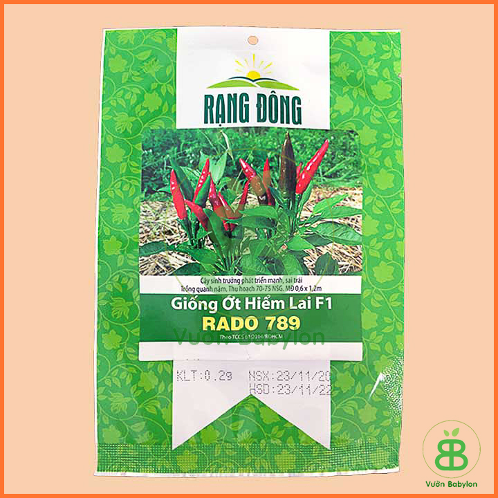 Hạt Giống Ớt Hiểm Sai trái 0,2G