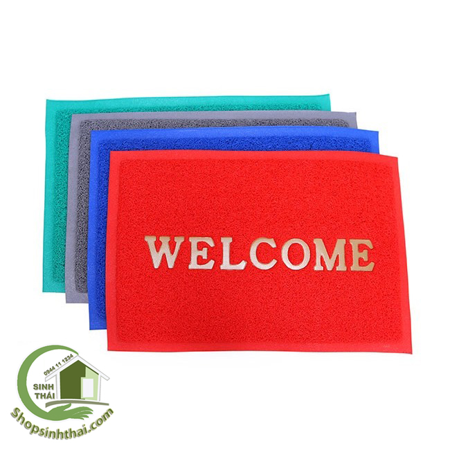 [HCM]Thảm Lau Chùi Chân Welcome 50x70cm