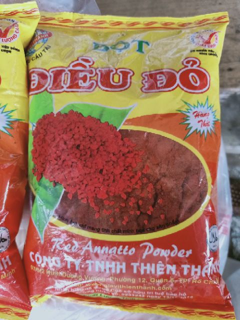Bột điều đỏ Thiên Thanh gói lớn 500gr như hình