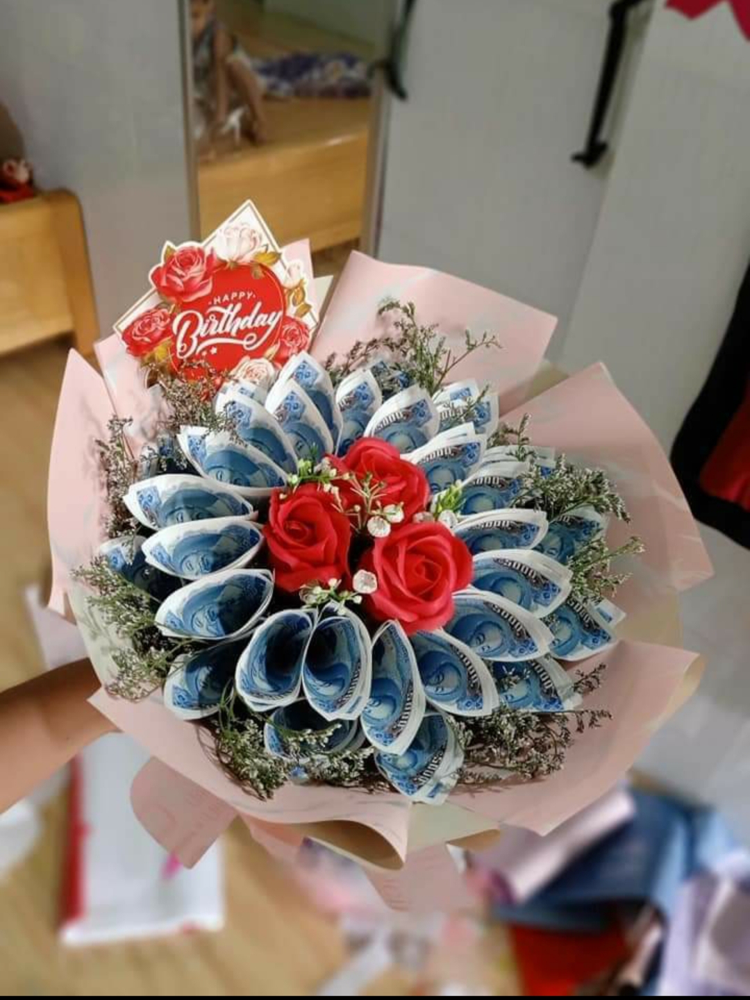 HOA TIỀN 5K BAO ĐẸP XỊN XÒ