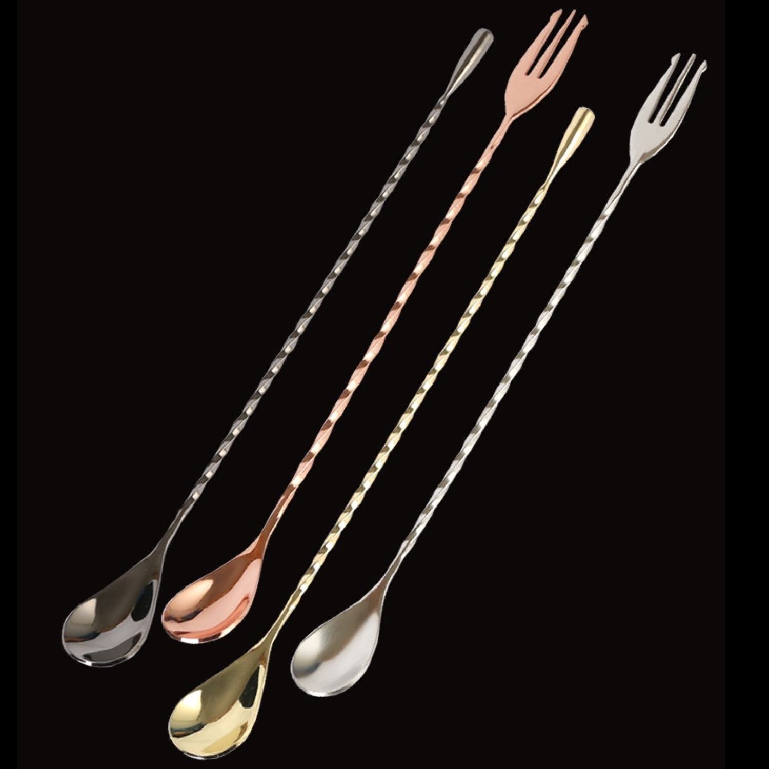 Mixing Spoon - Thìa khuấy 40cm - Dụng cụ Bartender