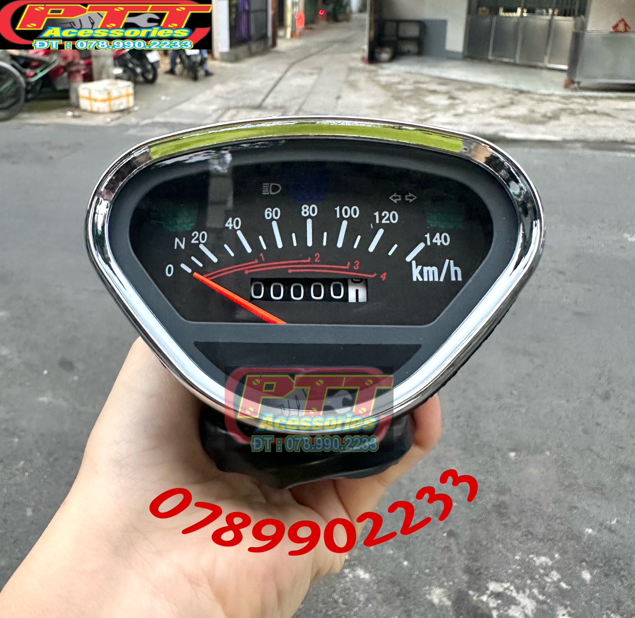 Đồng hồ xe chaly - 67 có dây