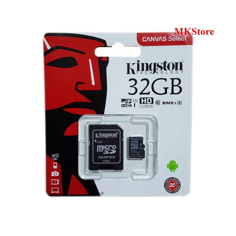 Thẻ nhớ Kingston Canvas Select 32Gb Micro SDHC Class 10 80Mb/s