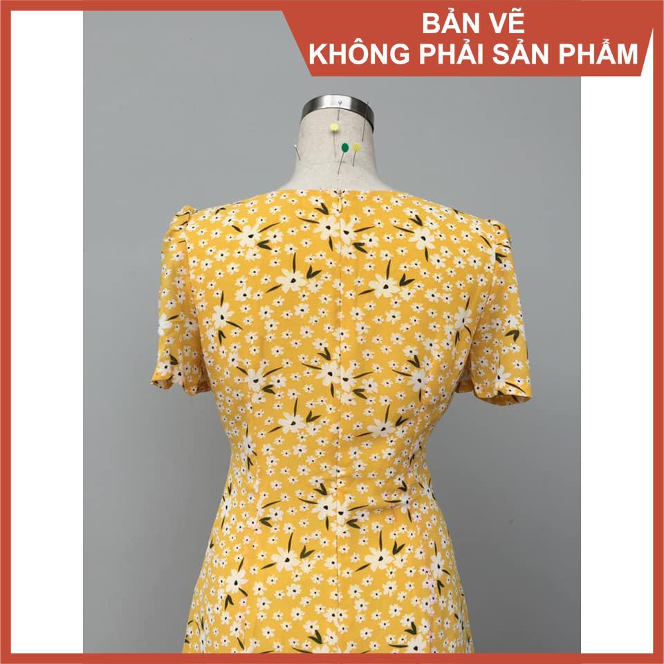 Rập giấy đầm cổ tim mã 914 (BẢN VẼ)