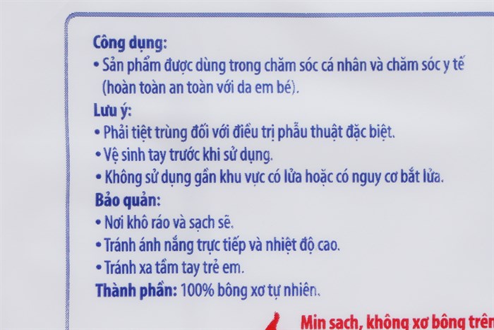 [HCM]bông gòn y tế bạch tuyết 45gram