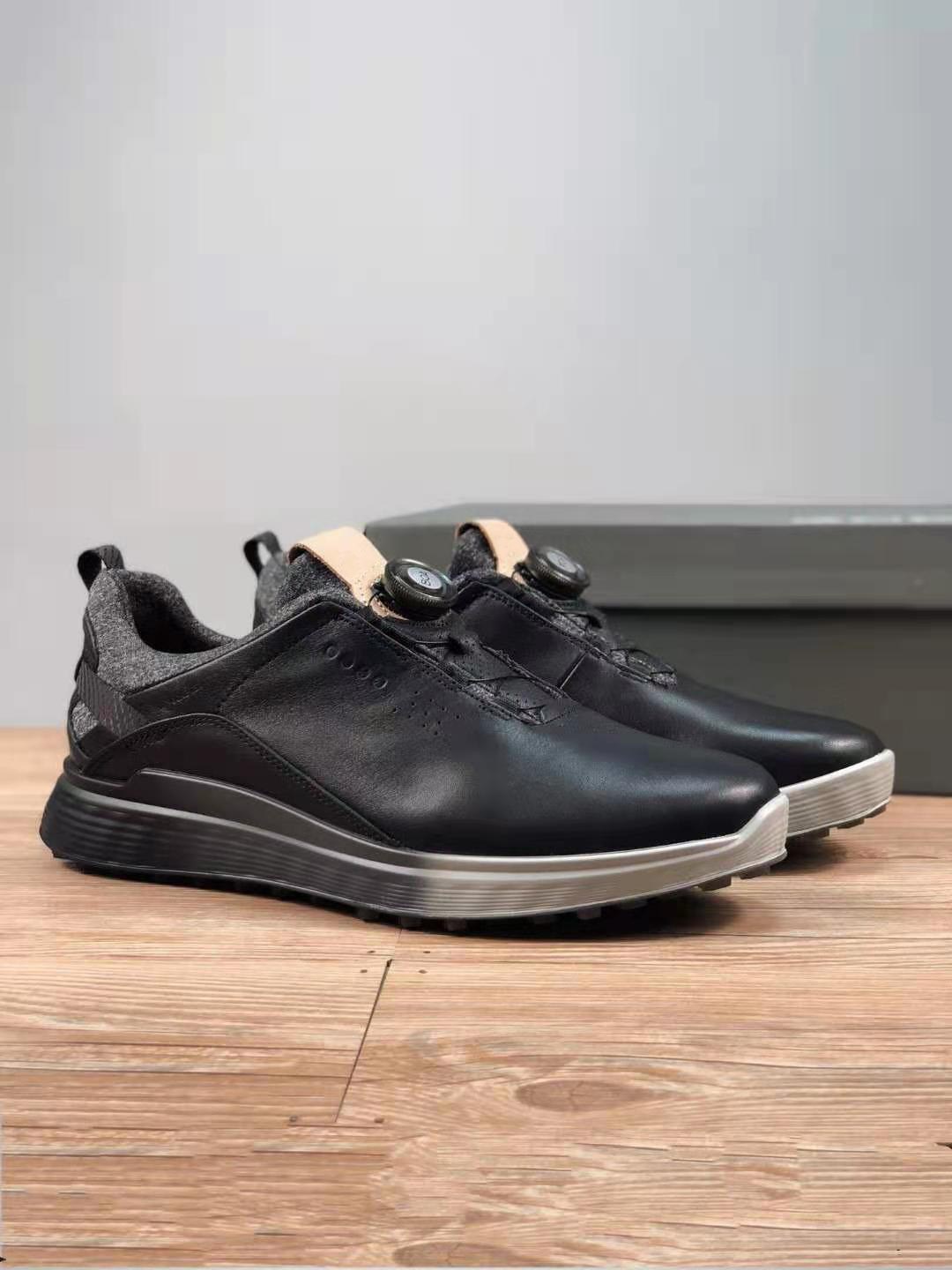 Giày golf ecco đen fullbox