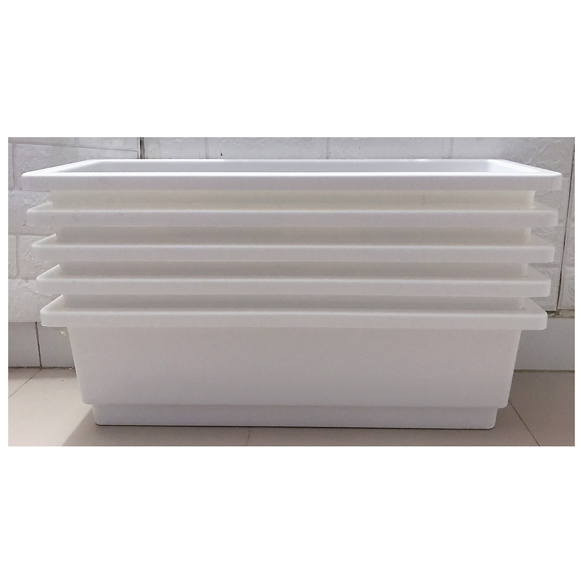 chậu và giá treo ban công dài 48cm và 67cm