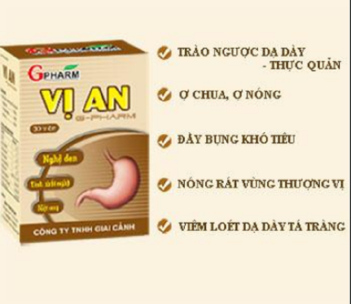 VỊ AN 60 VIÊN – HỖ TRỢ V IÊM DẠ DÀY