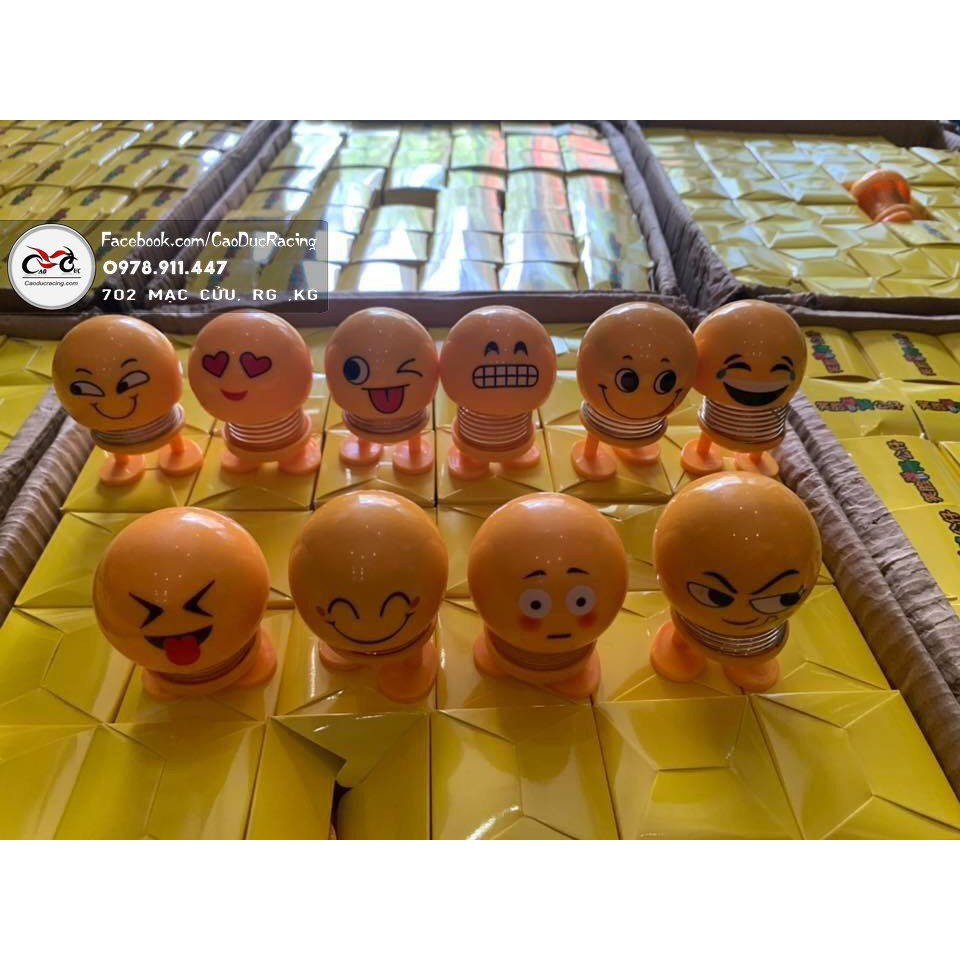 Thú nhún nhảy emoji bé lò xo vui nhộn - mẫu ngẫu nhiên