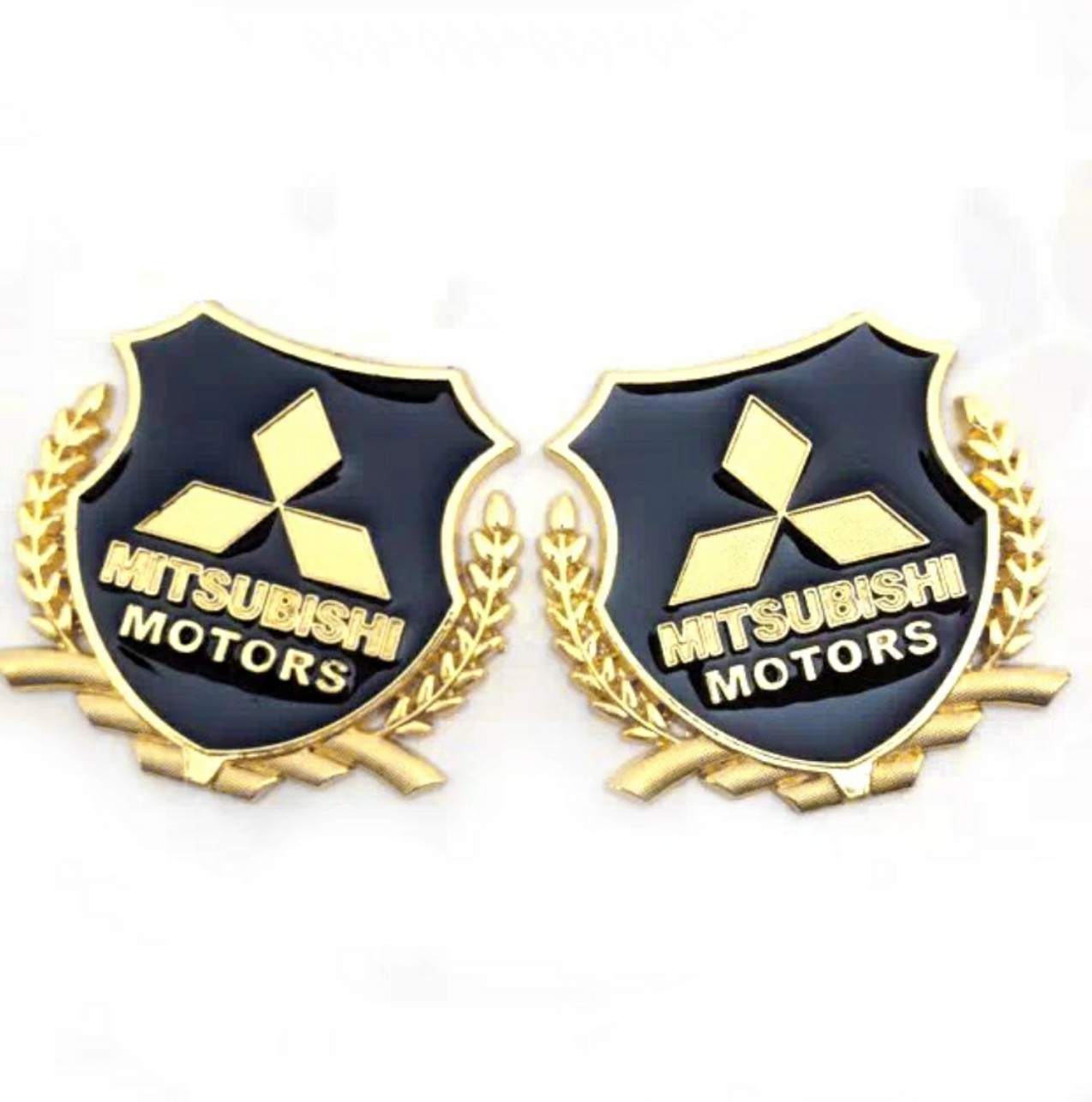 Bộ 2 Logo Bông lúa Trang Trí Xe Hơi