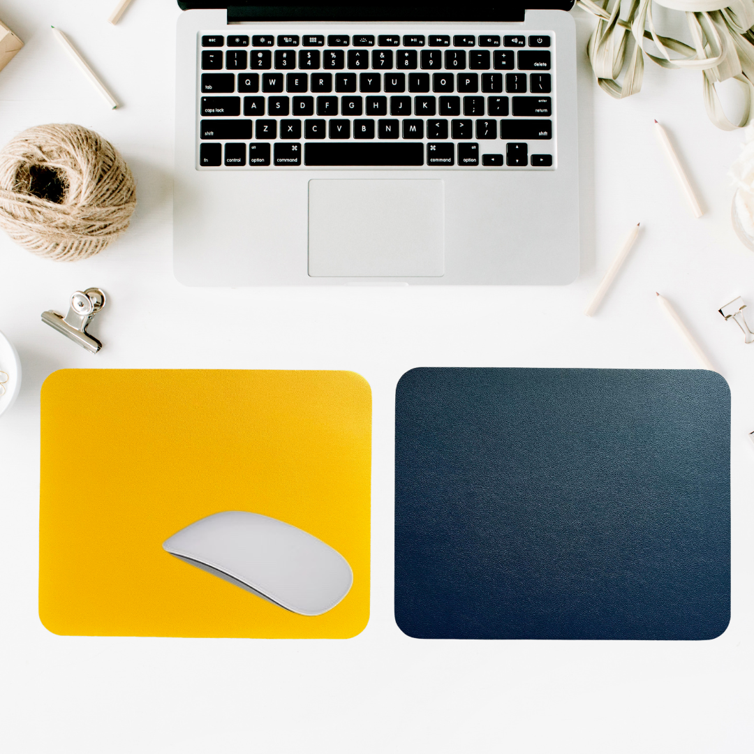 Miếng lót chuột da 2 mặt kai.n mouse pad leather, chống thấm, da mềm size 270x210mm