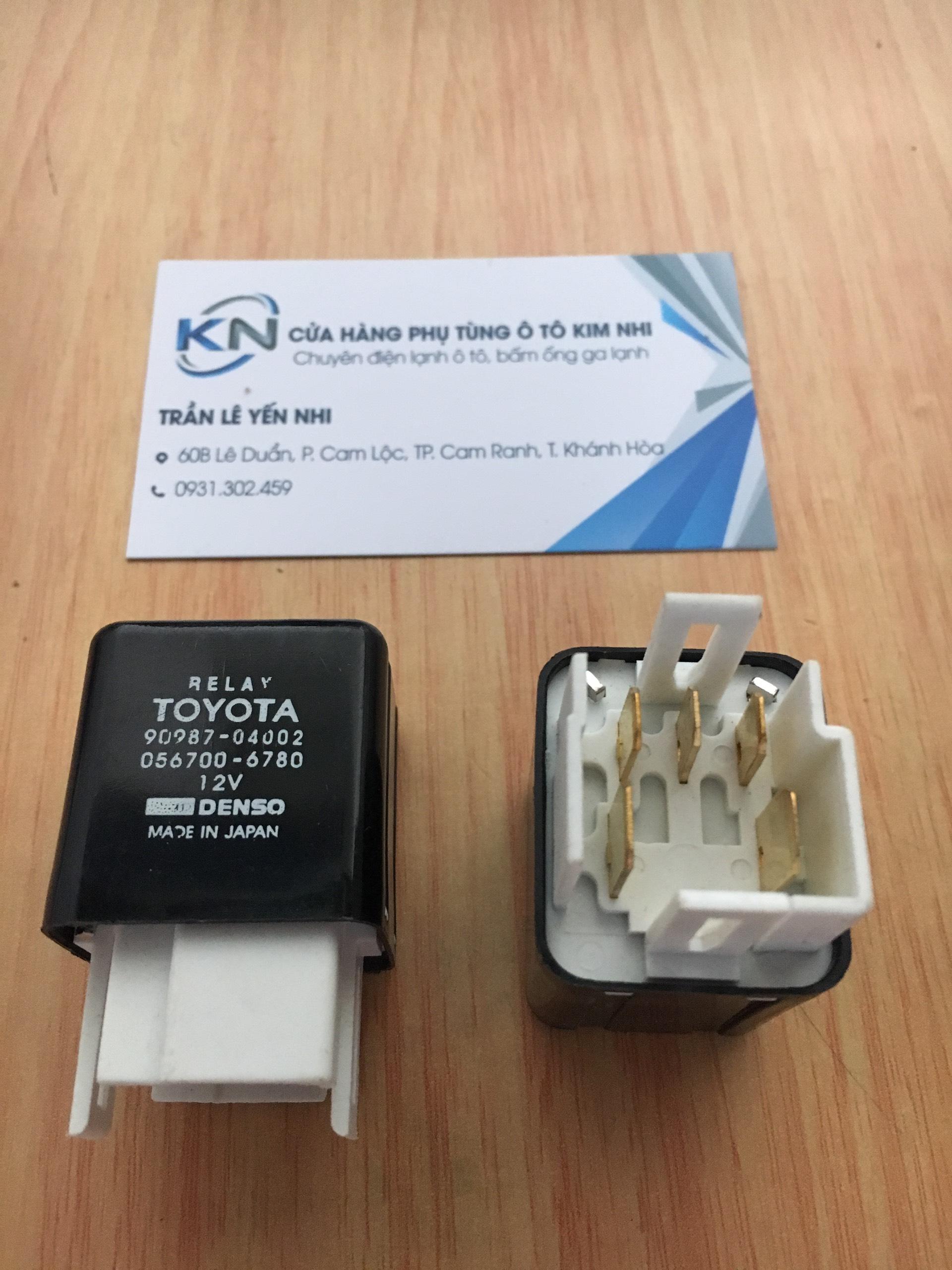 RELAY (ROLE)5 chân Denso Toyota 12V (Hàng mới TQ sx)