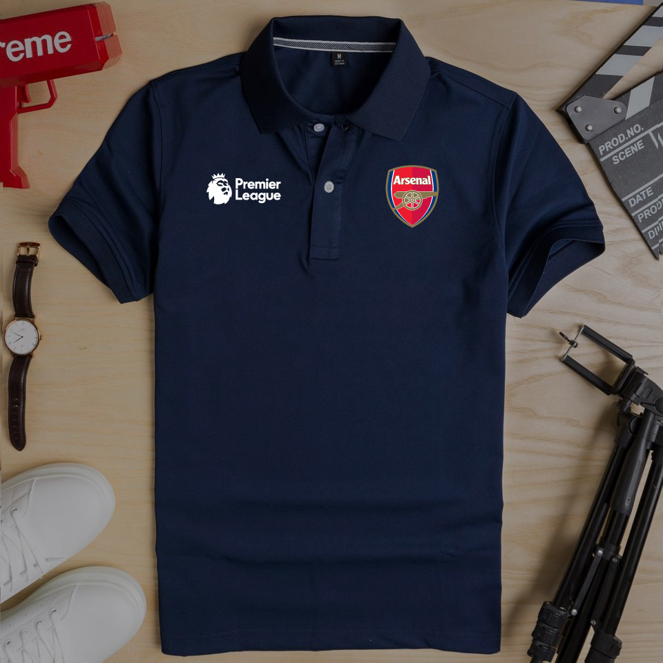 Áo thun Polo Nam fan CLB Arsenal Cao Cấp Polyeste co giãn 4 chiều thoáng mát Dana Uni