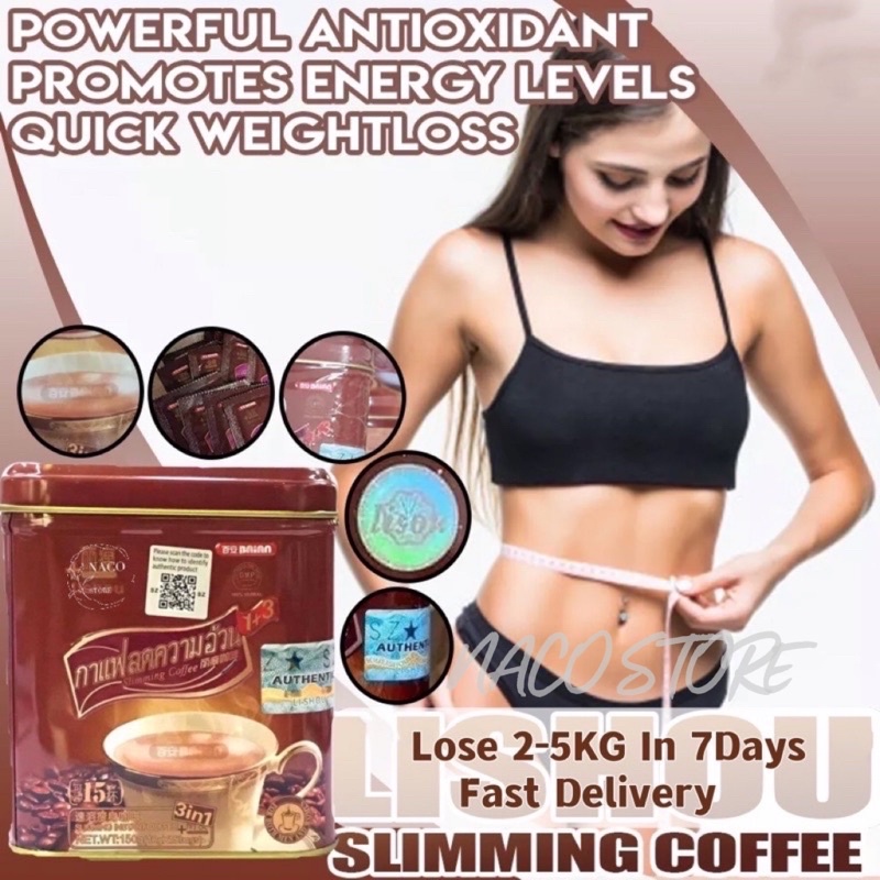 CÀ PHÊ GIẢM CÂN ORIGINAL  SLIMMING COFFEE AUTHENTIC THAI SLIMMING COFFE