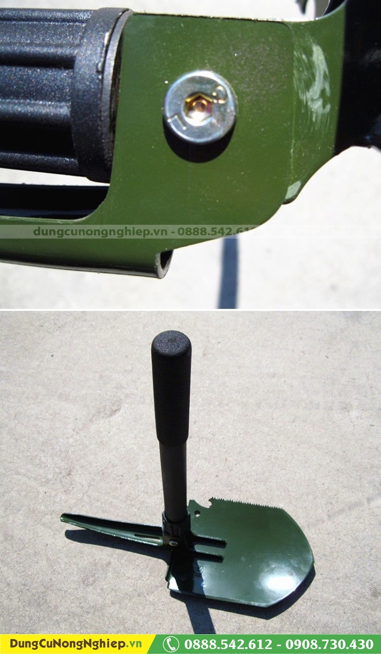 Xẻng dã ngoại cao cấp tháo lấp