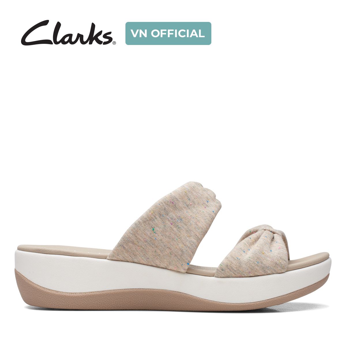 Dép quai ngang vải nữ clarks - arla coast