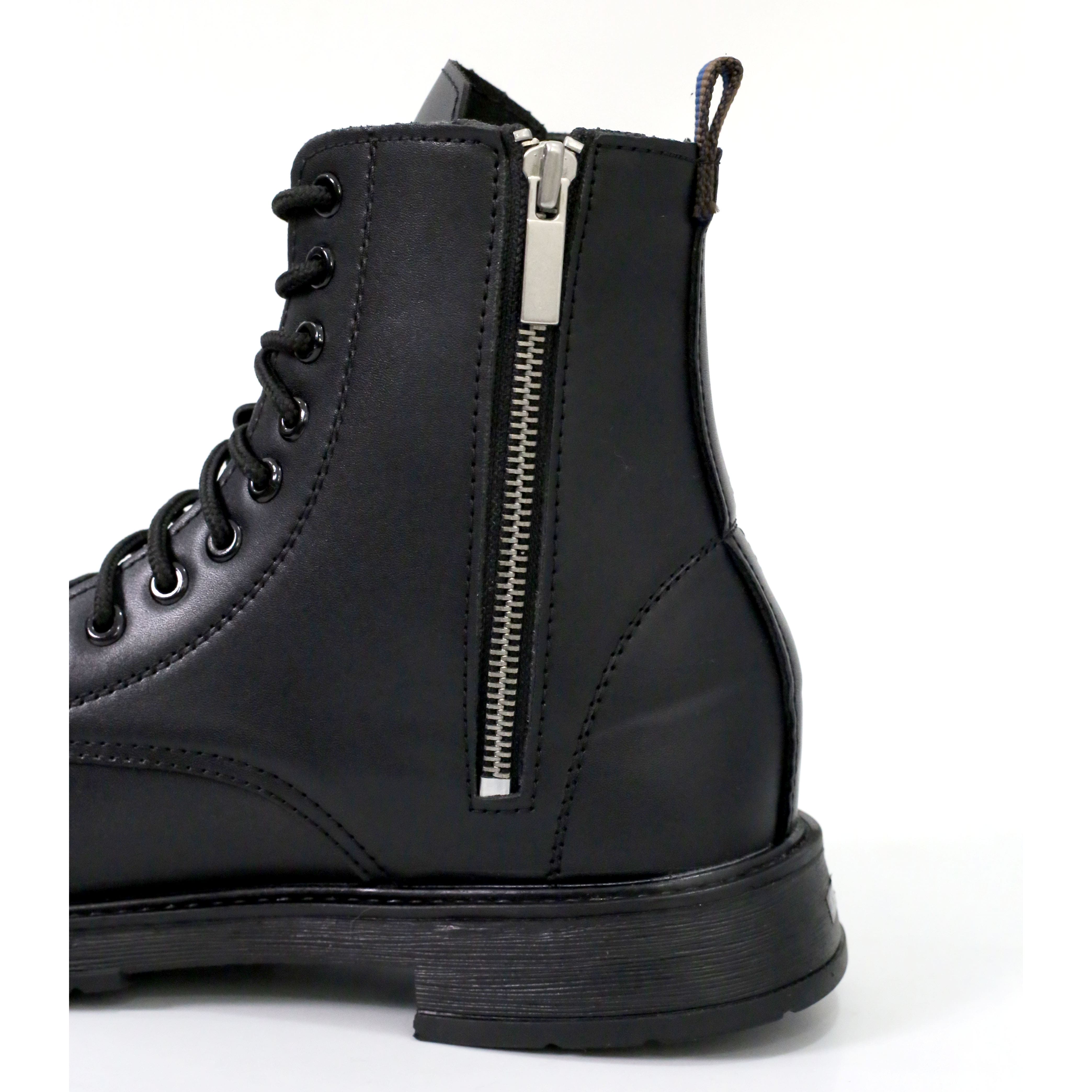Giày boost cổ cao nam MĐ G1032 đen có dây kéo