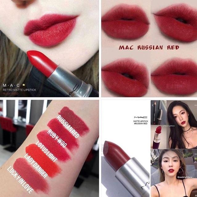[HCM]MAC- Matte Lipstick Mini Size + Retro Matte Lipstick - Son Lì