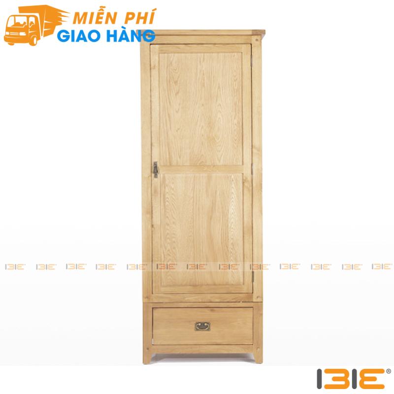 Tủ quần áo Rustic 1 cánh gỗ sồi 80cm