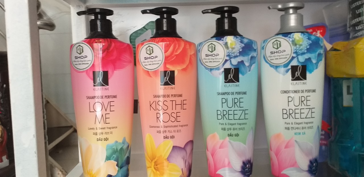 Dầu gội nước hoa ELASTINE PURE BREEZE 600ml