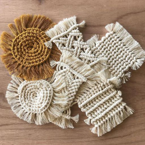 [HCM]Cuộn dây thừng 3ly/mm sợi cotton làm macrame (30 mét/cuộn)