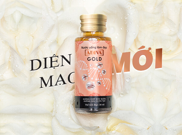 (HOT) 01 hộp Collagen Adiva Gold (14 lọ/ hộp)