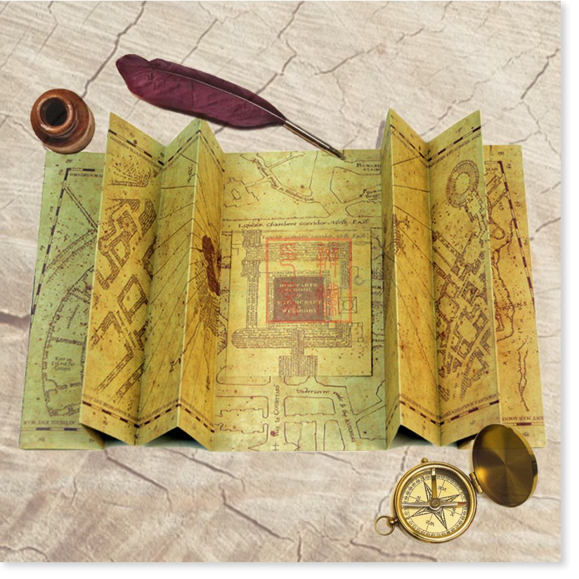 Bản đồ Harry Potter, bản đồ phép thuật Hogwarts