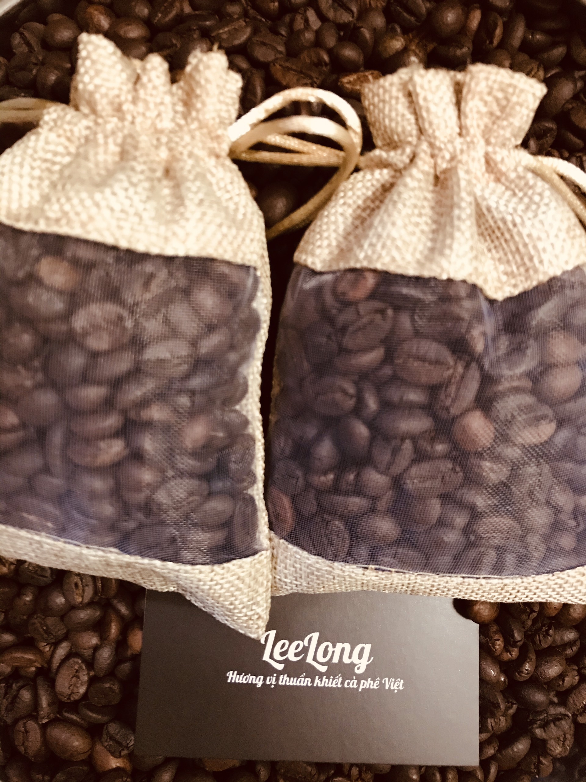 COMBO 10 TÚI THƠM CÀ PHÊ HẠT RANG (100G x 10)