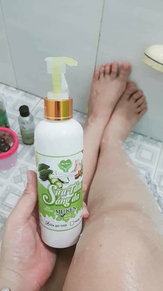 [HCM]SỮA TẮM SÁNG DA MẸ KEN- Chai 500ml