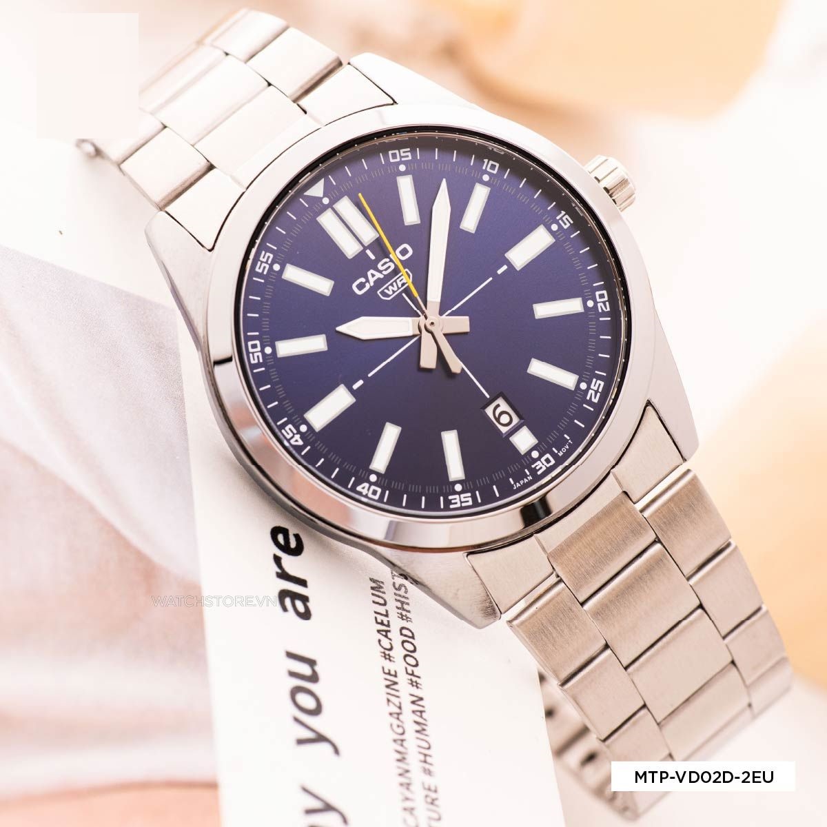 Đồng Hồ Nam Casio MTP-VD02D-2EUDF Quart