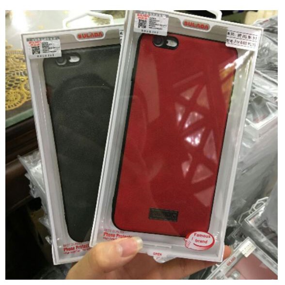 Ốp Lưng Sulada Da Cho Iphone 6 Plus/ 7P/8P Lus , Da Cao Cấp