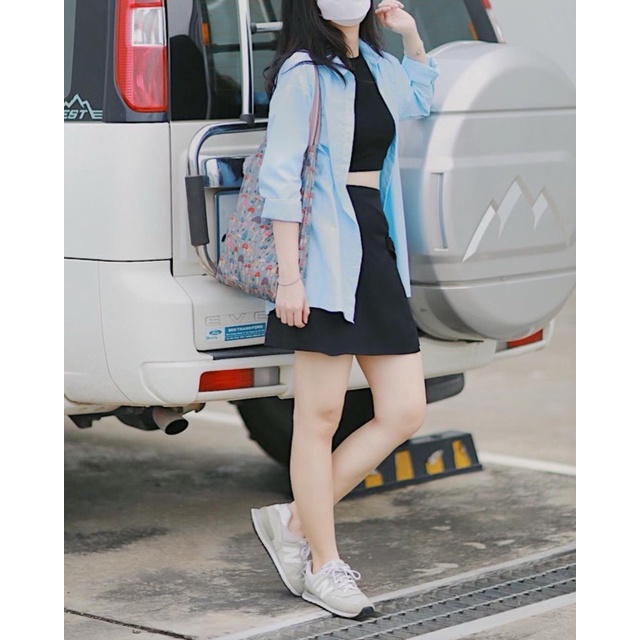 Áo somi xanh ngọc Ruchan