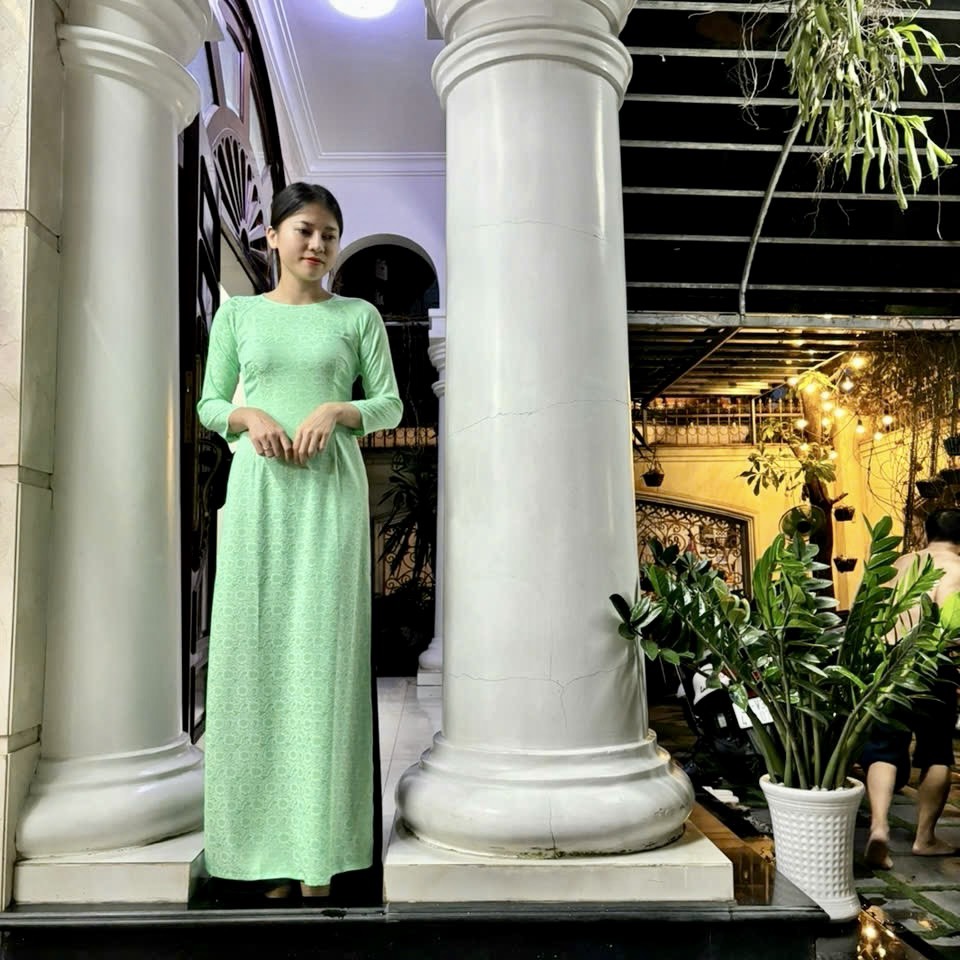 ÁO DÀI GẤM HÀNG LOẠI 1 CAO CẤP