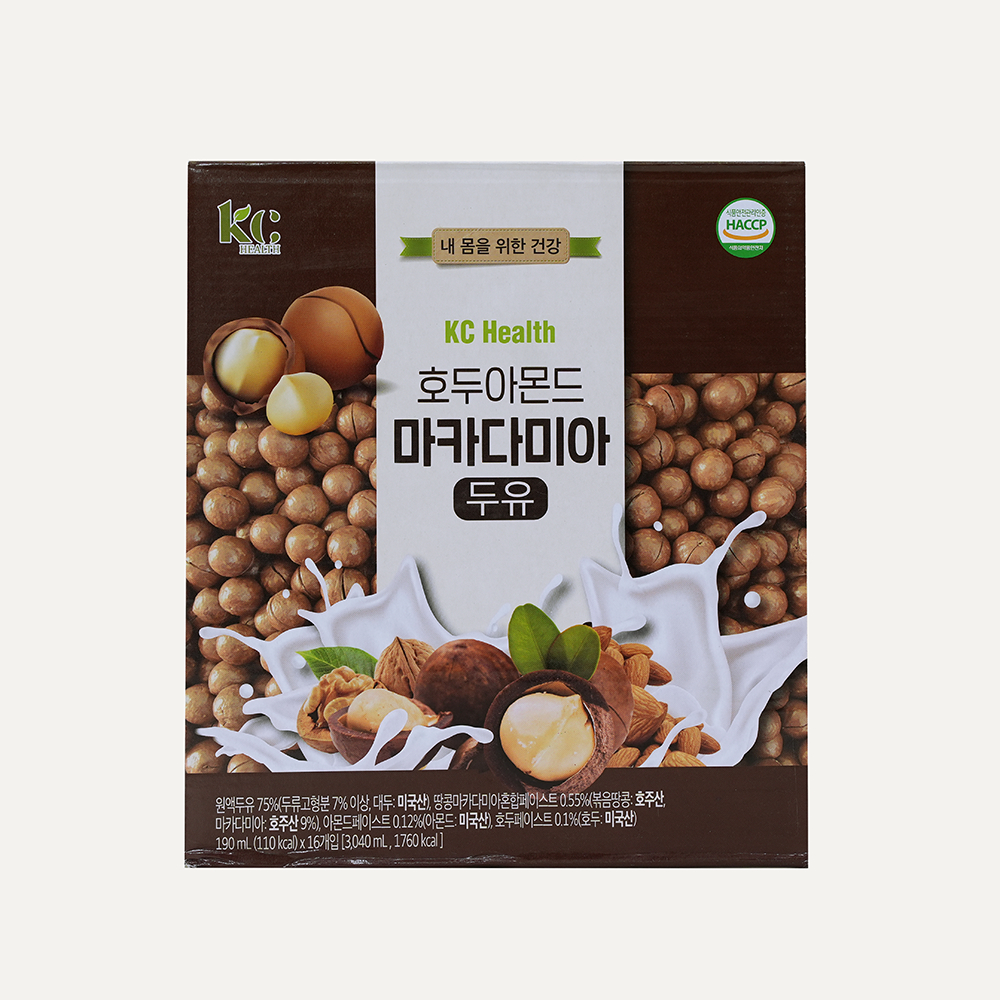 Thùng sữa hạt Maca KC Health Hàn Quốc 190ml x 16