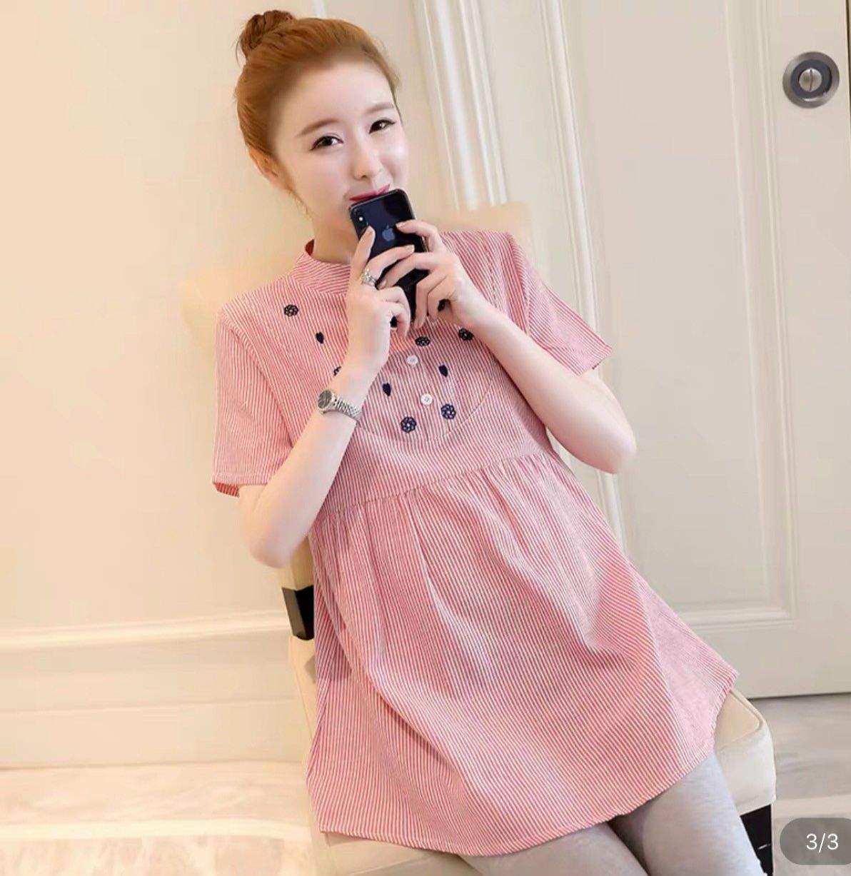 Áo bầu sơ mi công sở hàng cao cấp