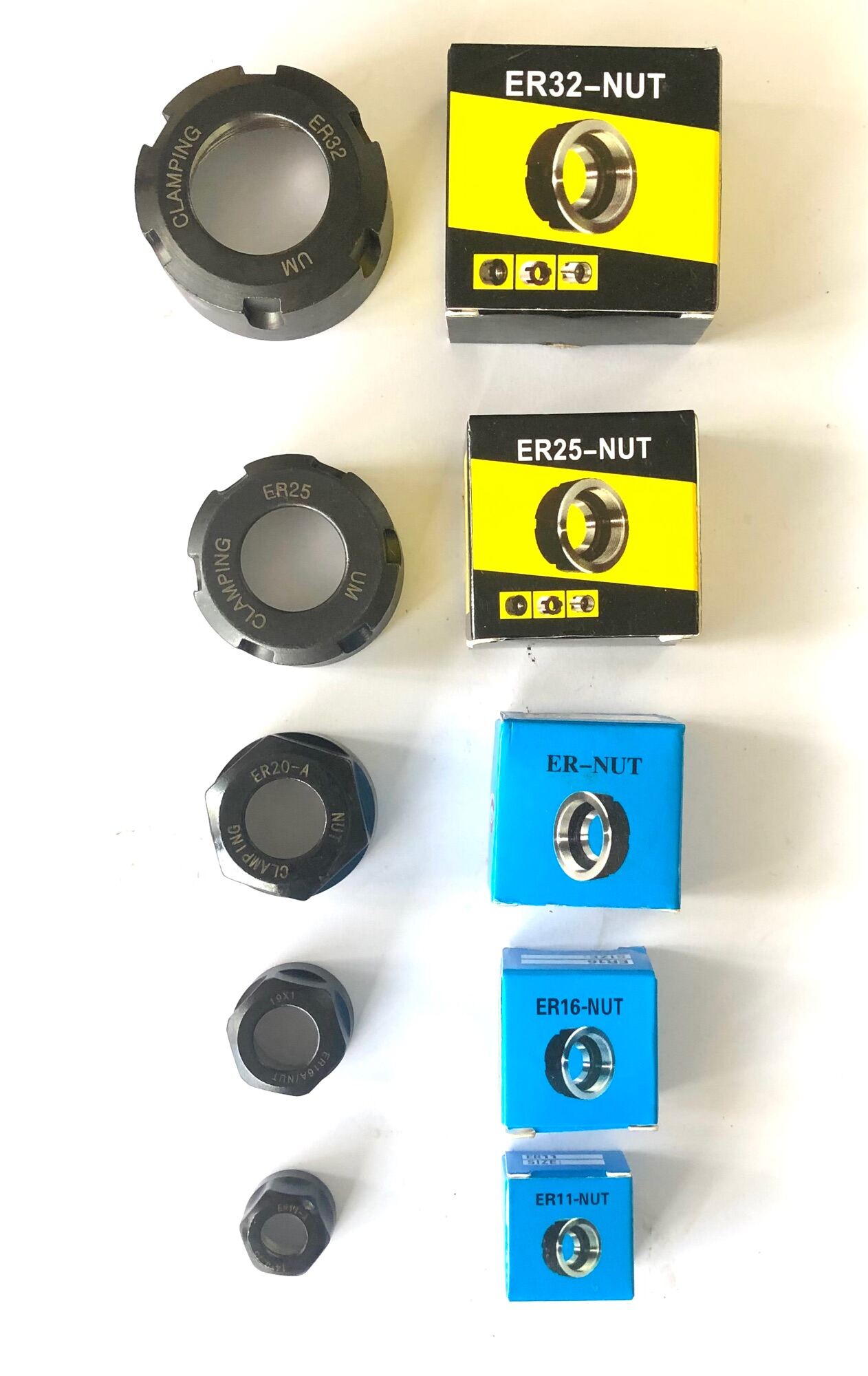 Ôm bọc Collet Er11, Er16, Er20, Er25, Er32