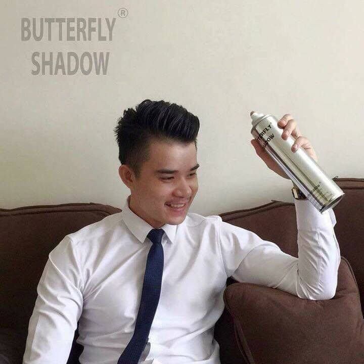 GÔM KEO XỊT GIỮ NẾP TÓC CAO CẤP BUTTERFLY SHADOW 600ML