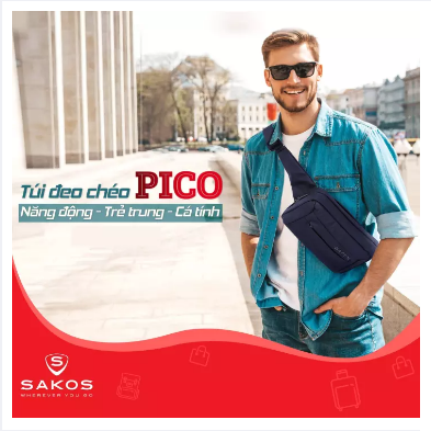 [Siêu Hot] TÚI ĐEO CHÉO SAKOS PICO